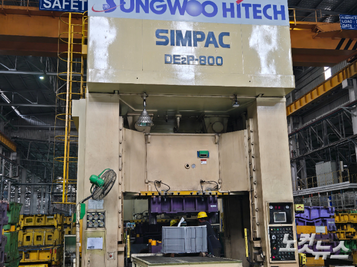 성우하이텍 인도 첸나이 공장. 김혜경 기자 