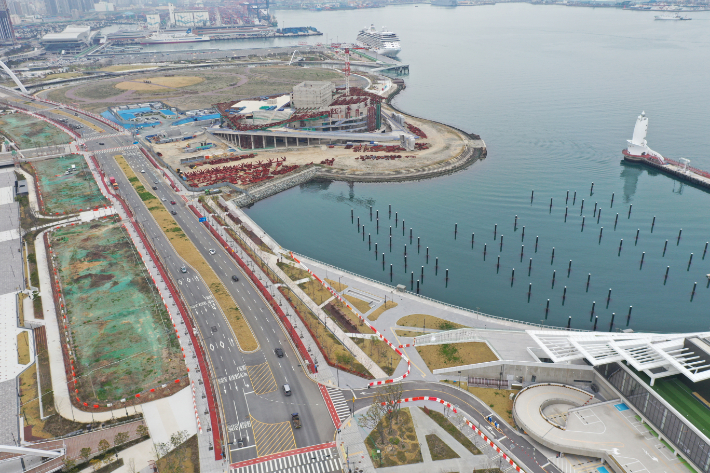 부산북항 재개발 1단계. 부산항만공사 제공