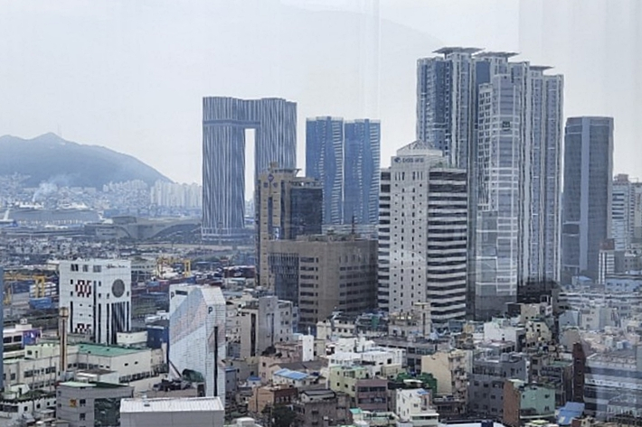 해양수산부 임시 청사가 들어설 부산 동구 일대 전경. 박상희 기자