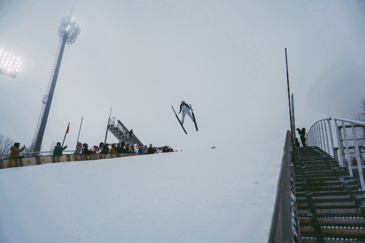 평창 스키점프 경기장. 강원개발공사 제공 