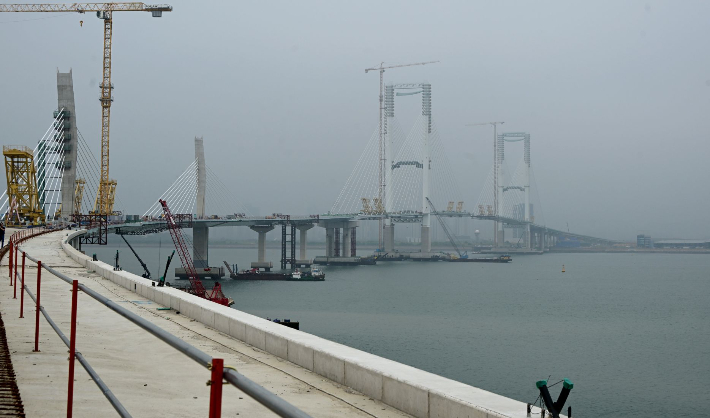 제3연륙교 건설공사 현장. 인천시 제공