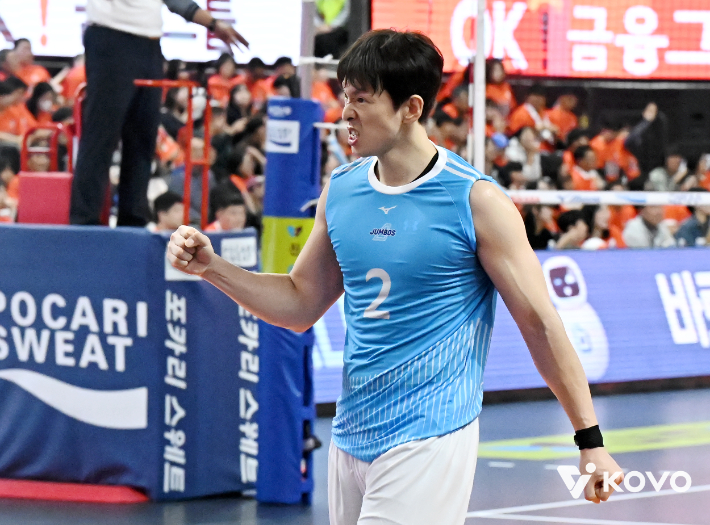 대한항공 한선수. 한국배구연맹