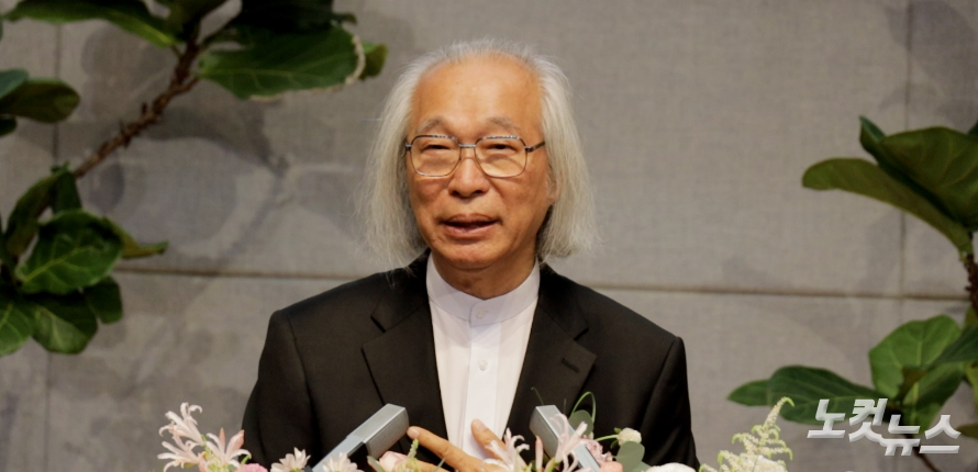 정우겸 원로목사가 소회를 밝히고 있다. 화면캡쳐