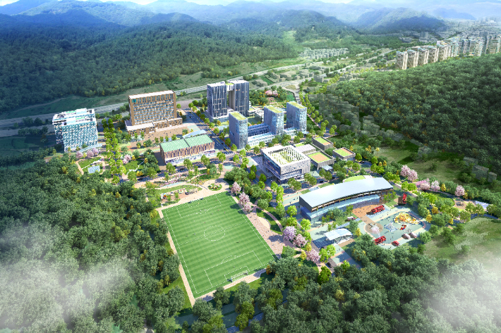 자족형복합행정타운 조감도. 창원시 제공