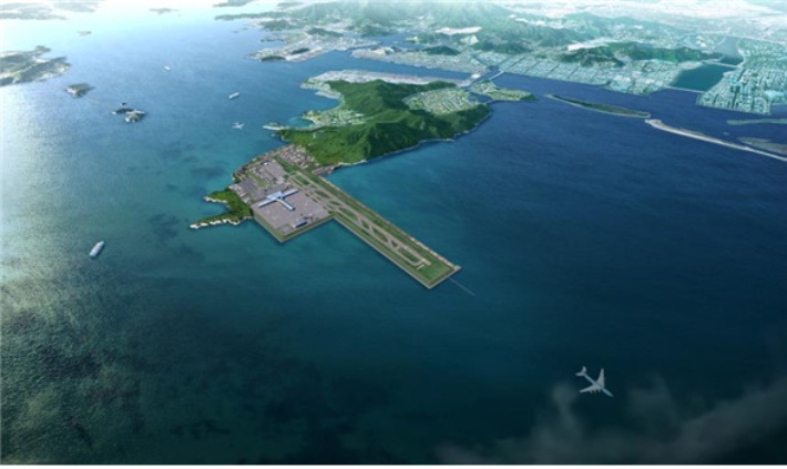 가덕신공항 조감도. 부산시 제공