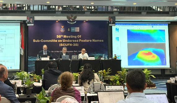 지난 11월 10일부터 5일간 인도네시아에서 열린 '제38차 국제해저지명소위원회(SCUFN) 회의'에서 우리나라가 제안한 인도양 및 남극해역의 해저 지명 6건이 승인됐다. 해양수산부 제공