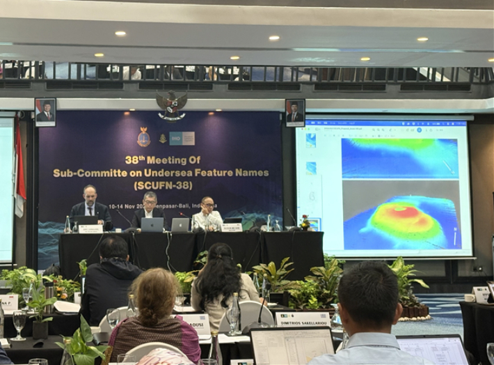 인도네시아 발리에서 개최된 제38회 해저지명소위원회에서 우리나라가 제안한 해저 지명을 심의하는 모습. 해양수산부 제공