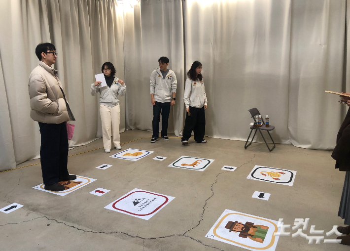 사역단체 '로드마스터'가 15일부터 이틀간 서울 성수동에서 사막 횡단 체험 팝업 행사를 진행하고 있다. 장세인 기자