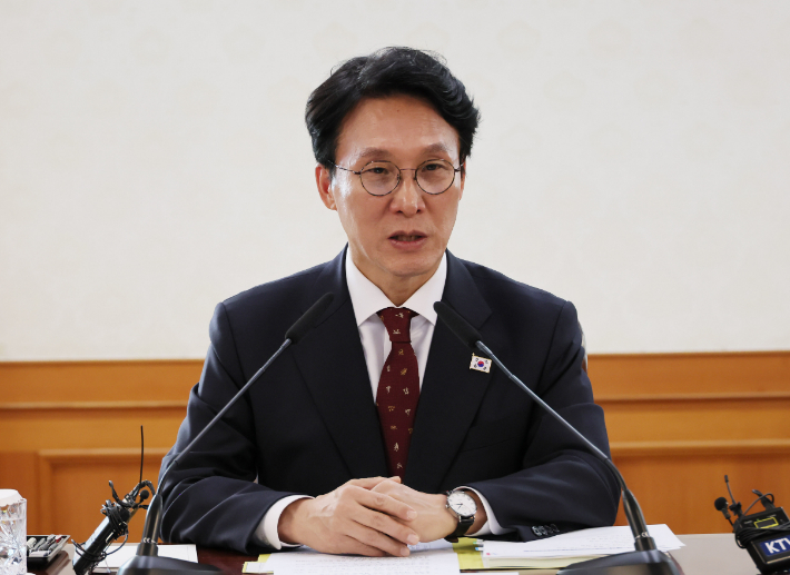 발언하는 김민석 국무총리. 연합뉴스