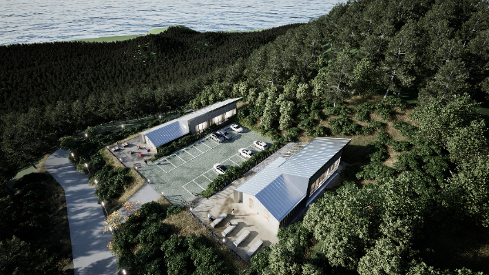 남해 치유의 숲 조감도. 경남도청 제공 