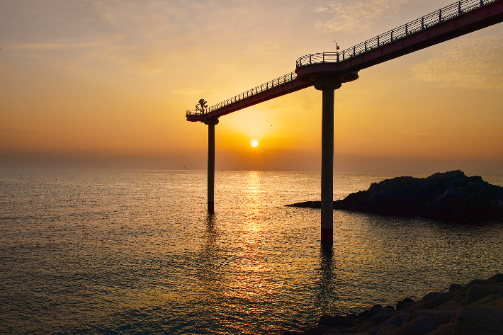 울진 후포 앞바다. 울진군 제공