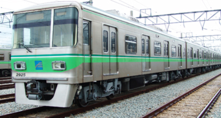 부산도시철도 2호선 전동차. 부산교통공사 제공