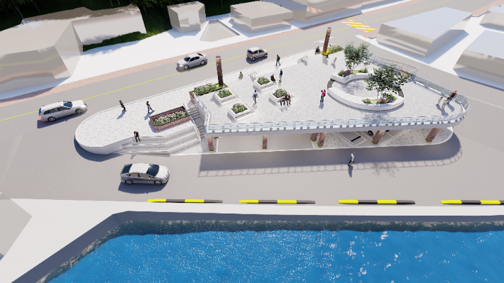 삼척항 명소화 거리 조감도. 삼척시 제공