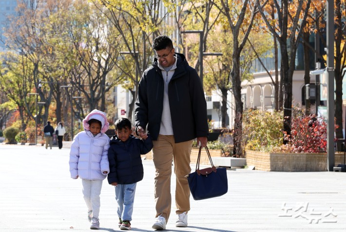서울 올가을 첫 