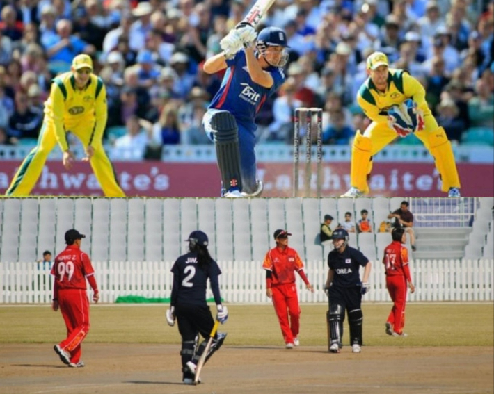 크리켓 경기 장면. 한국크리켓협회·대한크리켓협회 제공