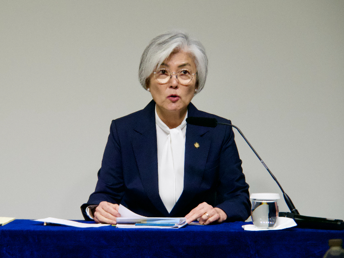 강경화 주미대사. 워싱턴 특파원단 제공