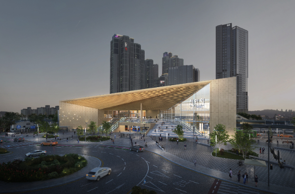 천안역 투시도. 천안시 제공