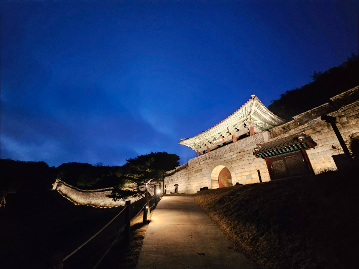 상당산성. 청주시 제공 