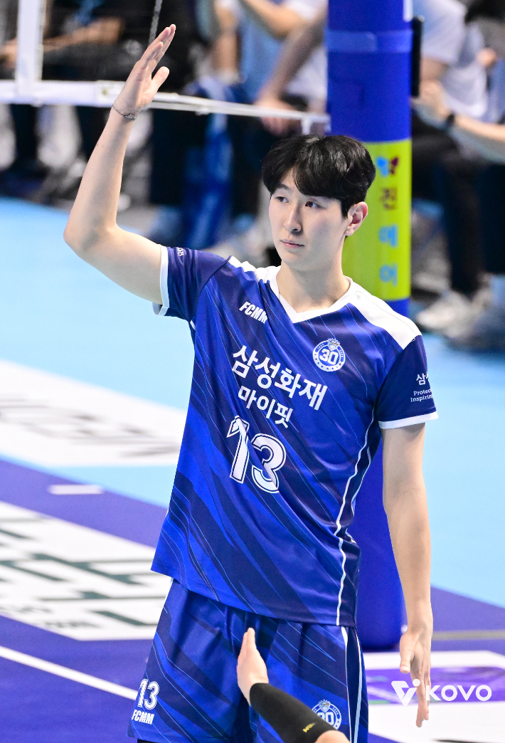 삼성화재 김준우. KOVO 