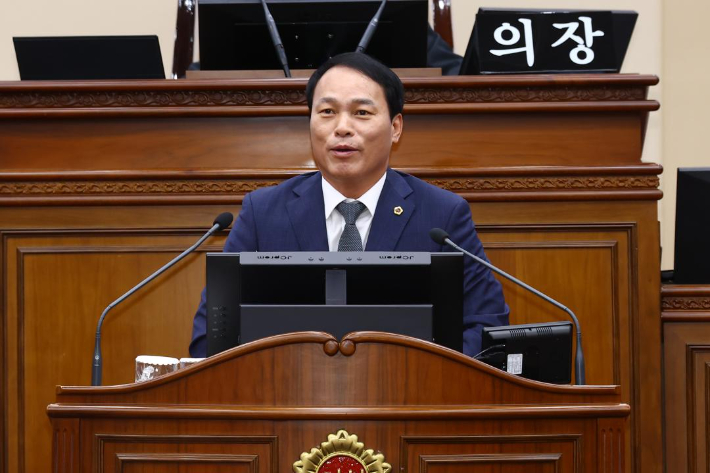 박기영 강원도의회 알펜시아-레고랜드 진상조사 특위 위원장. 강원도의회 제공 