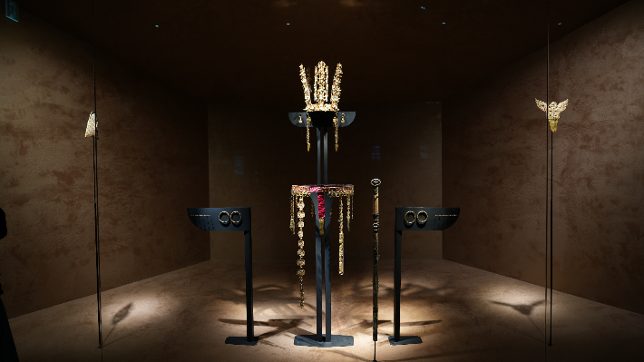 신라 금관 특별전시. 경북문화관광공사 제공