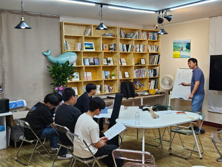 방학 중 밴드 워크숍. 김승제 집사 제공