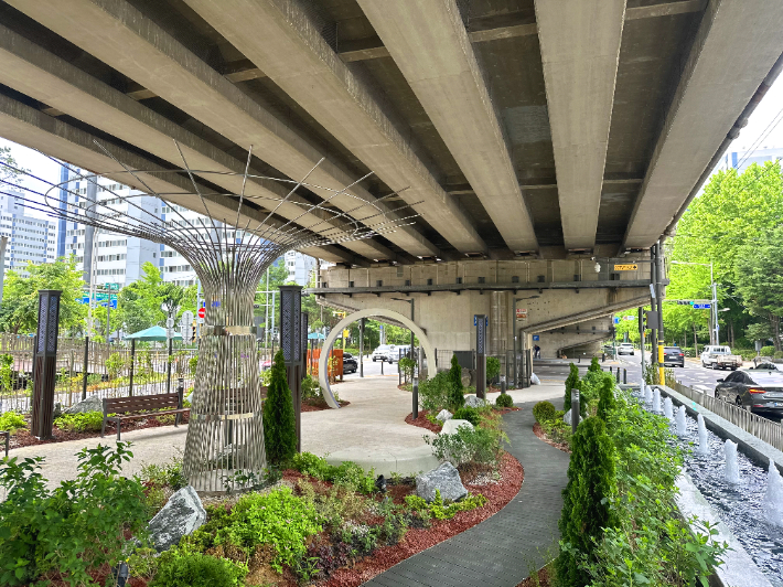 강서구의 구조물 녹화. 서울시 제공