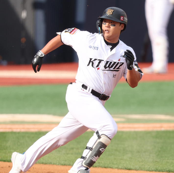 한화와 계약 마무리 단계에 접어든 강백호. 연합뉴스 