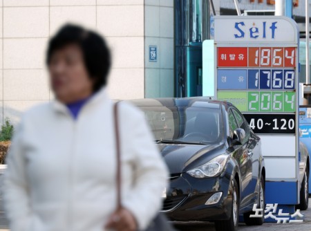 1800원대 돌파한 서울 휘발유 판매가격