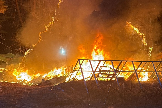 20일 오후 5시 23분쯤 강원 인제군 기린면 현리의 한 야산에서 불이 났다. 강원소방본부 제공