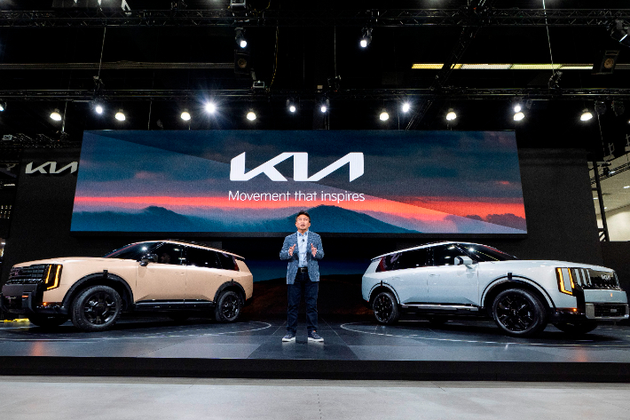 기아, 2025 LA오토쇼에서 신형 텔루라이드 최초 공개. 기아 제공