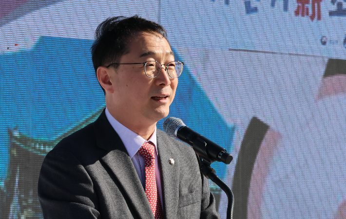 국회 외교통일위원회 야당 간사인 국민의힘 김건 의원. 연합뉴스