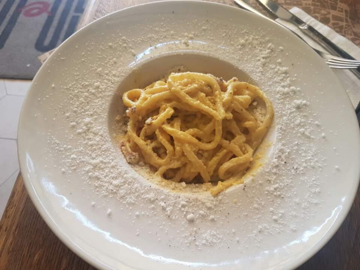 이탈리아 대중음식점에서 파는 카르보나라 파스타. 연합뉴스
