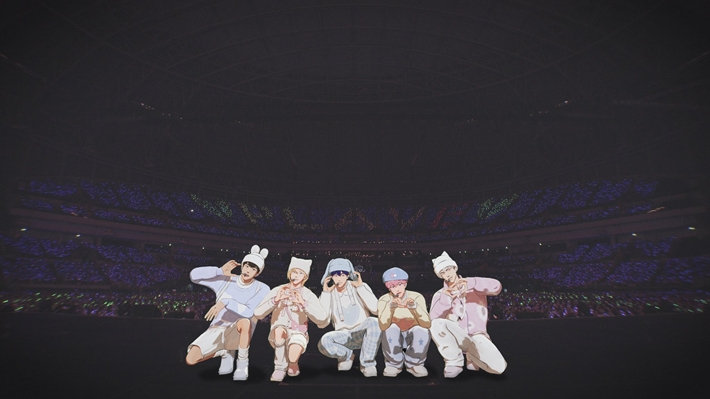 가상 아이돌 그룹 플레이브가 21일 저녁 서울 구로구 고척 스카이돔에서 첫 아시아 투어 앙코르 공연을 열었다. 플레이브 공식 트위터