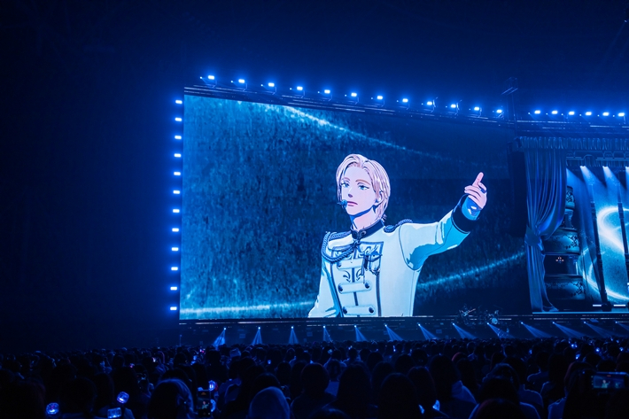 노아가 전광판에 잡힌 모습. 블래스트 제공