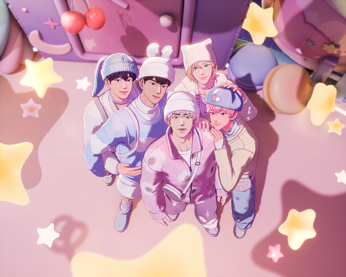 지난 10일 발매된 신곡 '뿌우!' 콘셉트 사진. 블래스트 제공