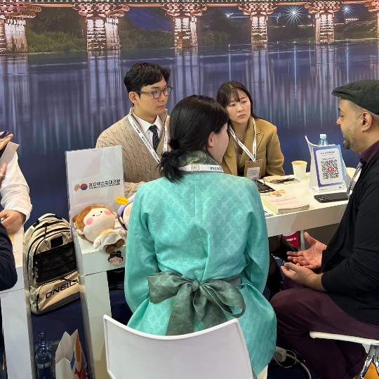 경북문화관광공사가 IBTM World 2025에 참가했다. 경북문화관광공사 제공