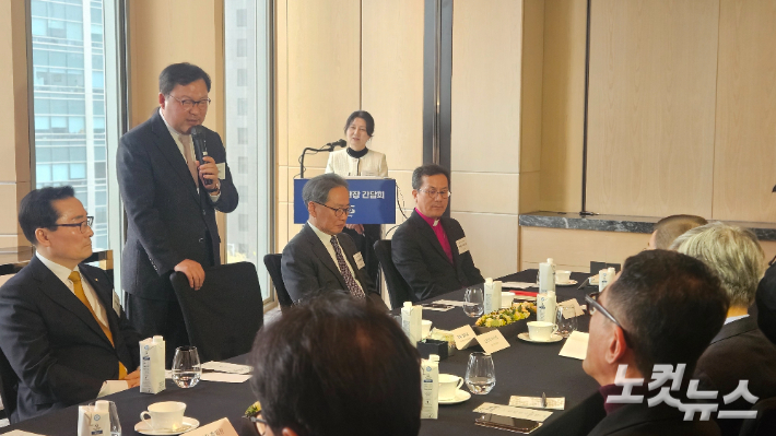 대한예수교장로회 통합총회 정훈 총회장이 한국교회를 위해 쓰임받는 CBS가 되달라고 요청했다. 송주열 기자