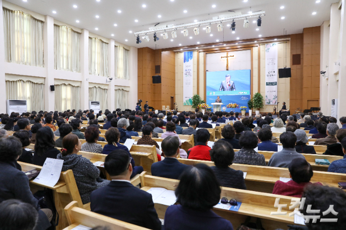취임 감사예배가 열린 군산중앙교회. 최화랑 기자