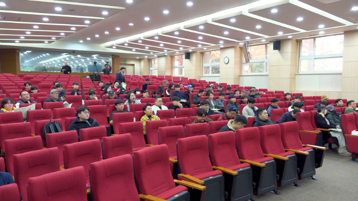 찾아가는 FTA교육, '유퀴즈? 온 더 FTA!' 연암대학교 현장. 노컷TV 캡처