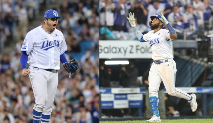 후라도와 디아즈. 삼성 라이온즈