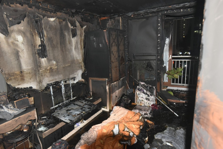 화재 모습. 대전소방본부 제공