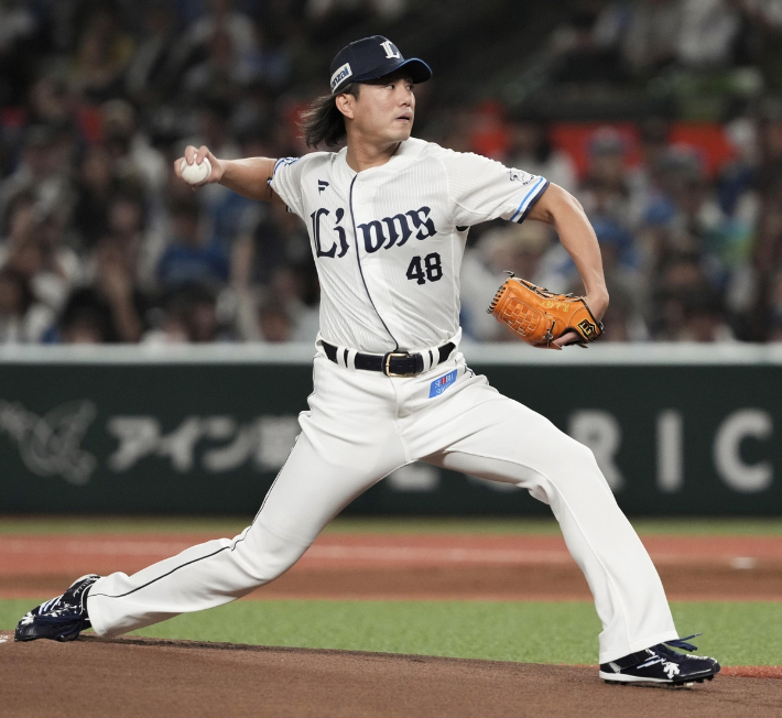 미국 메이저리그 진출을 노리는 이마이. 연합뉴스