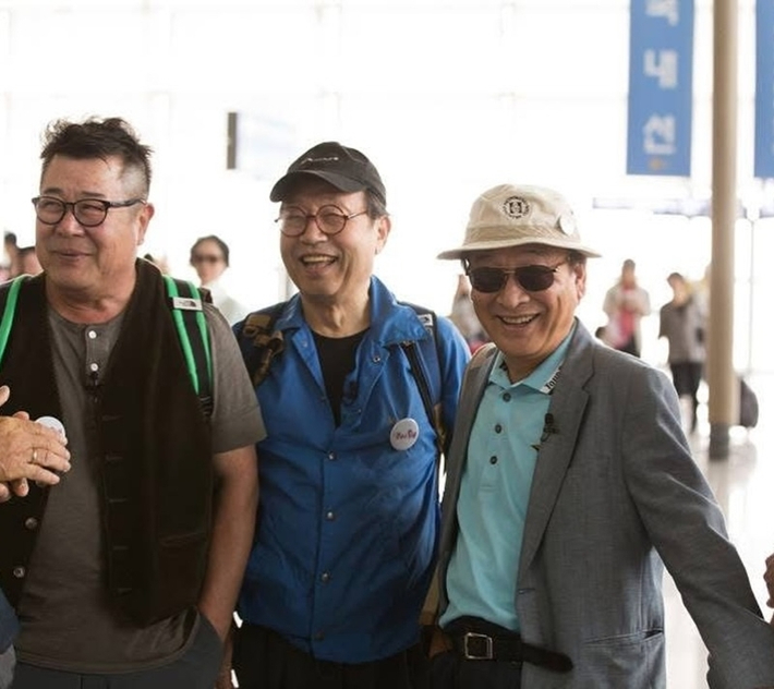 왼쪽부터 백일섭, 신구, 이순재. 채널 십오야 인스타그램