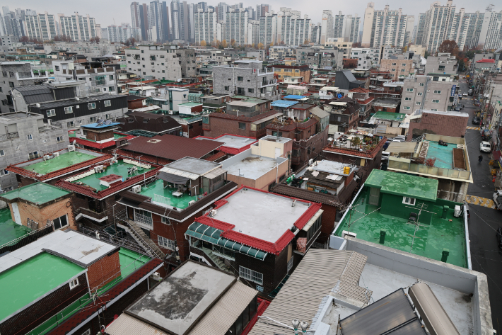 중화동 일대 모아타운 대상 지역 모습. 연합뉴스