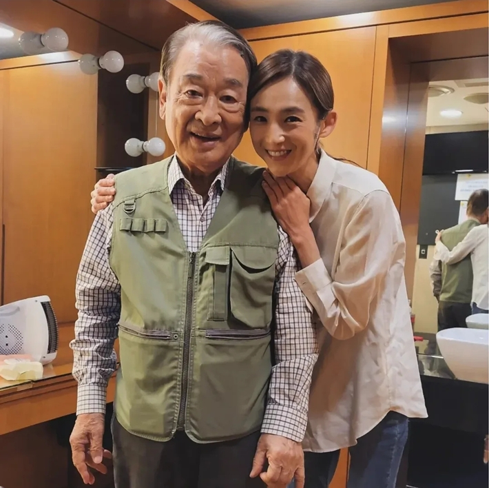 왼쪽부터 이순재, 이희진. 이희진 인스타그램