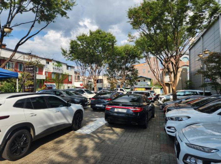 전주시보건소 주차장. 자료사진