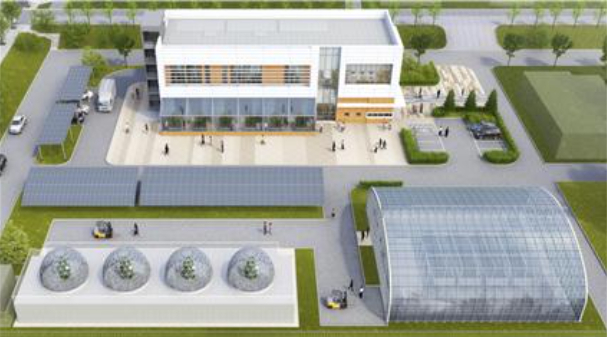 농촌진흥청은 26일 기후변화연구동이 개관했다고 밝혔다. 기후변화연구동 조감도. 농촌진흥청 제공