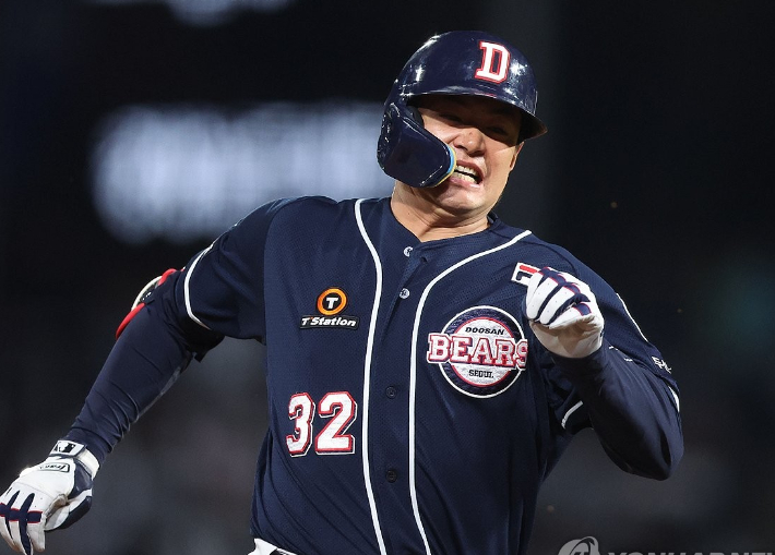 두산과 결별한 좌타 거포 김재환. 연합뉴스 