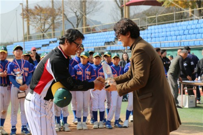 원조 코리안 메이저 리거 박찬호. 대한야구소프트볼협회